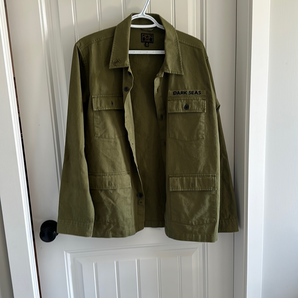 Dark Sea button up shirt, size medium